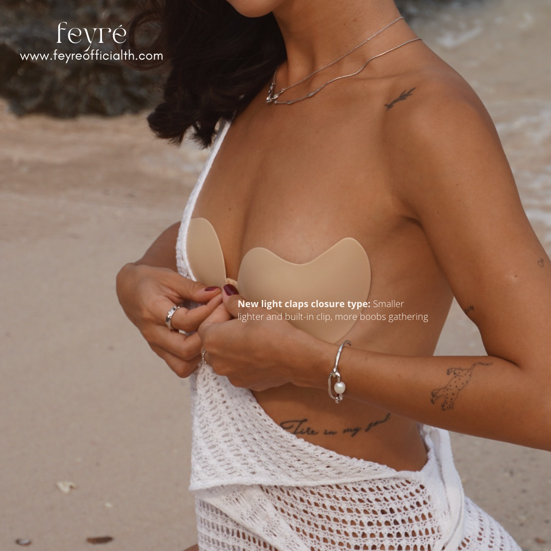 บราปีกนก ชนิดซิลิโคน รุ่นทรงมะม่วง | Mango Shape Adhesive Silicone Bra