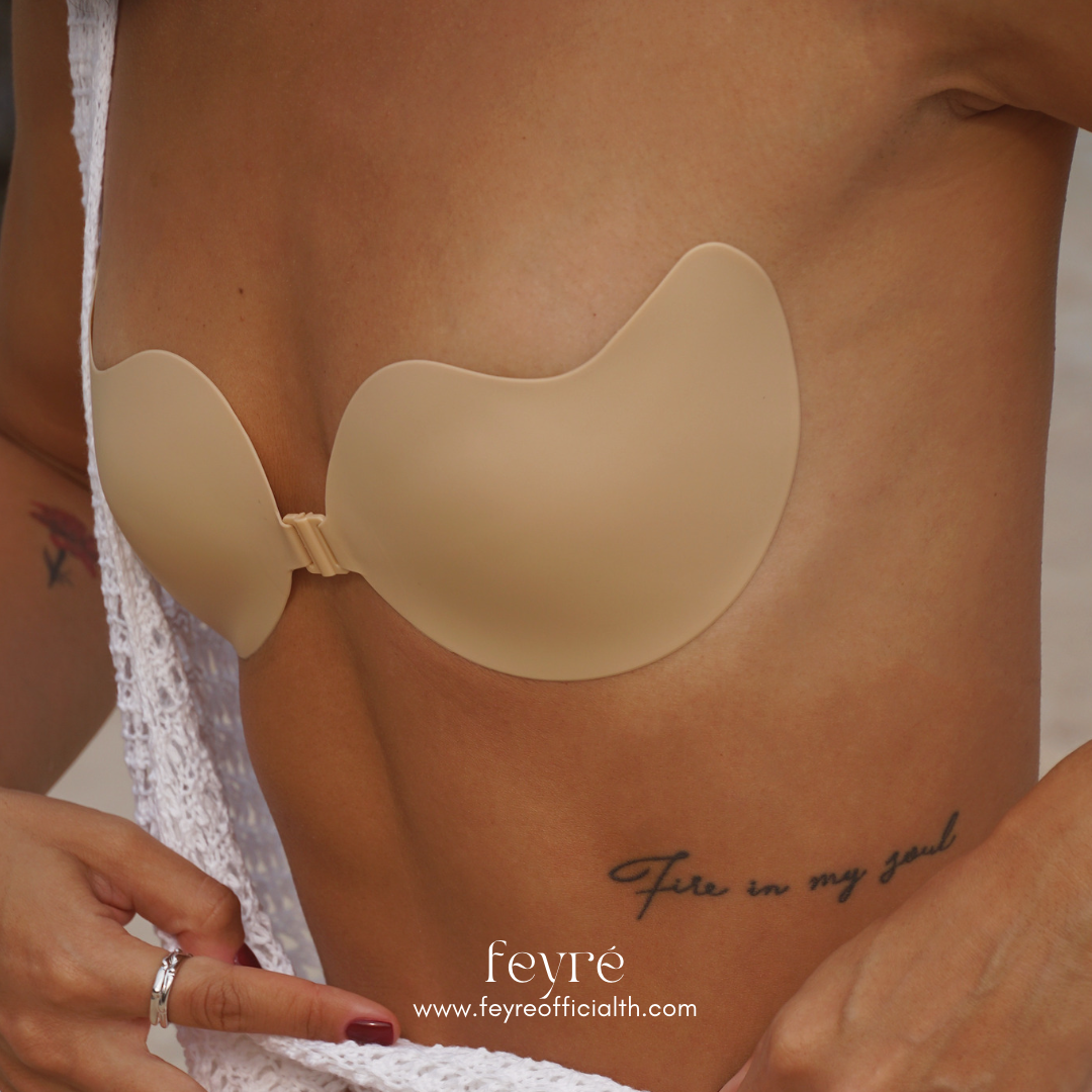 บราปีกนก ชนิดซิลิโคน รุ่นทรงมะม่วง | Mango Shape Adhesive Silicone Bra
