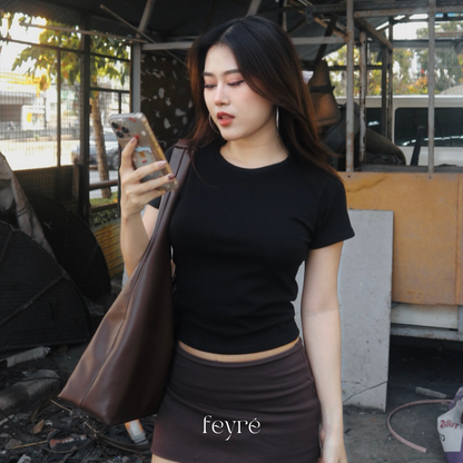 เสื้อยืด ทรง Baby Tee รุ่น Soft Cake | Soft Cake Baby Tee