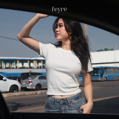 เสื้อยืด ทรง Baby Tee รุ่น Soft Cake | Soft Cake Baby Tee