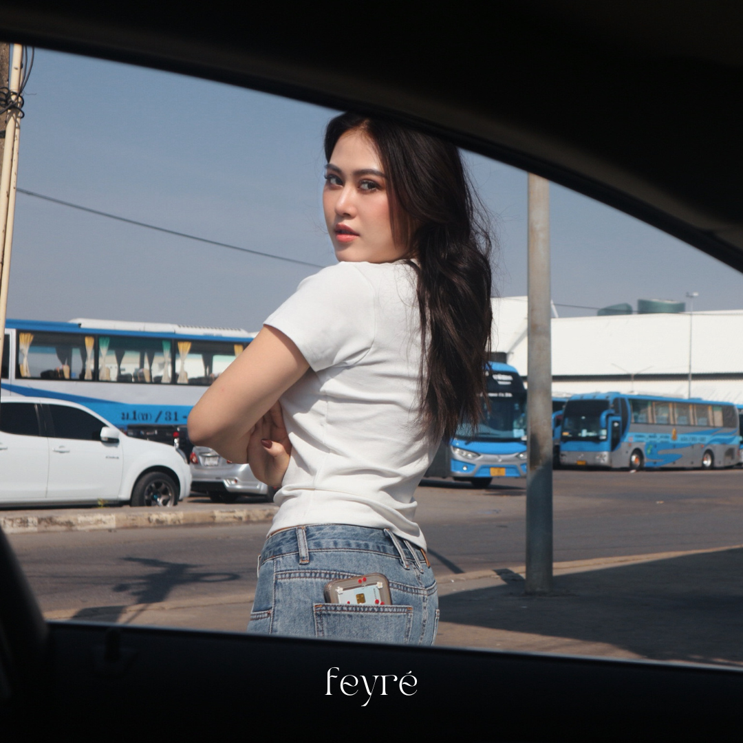 เสื้อยืด ทรง Baby Tee รุ่น Soft Cake | Soft Cake Baby Tee